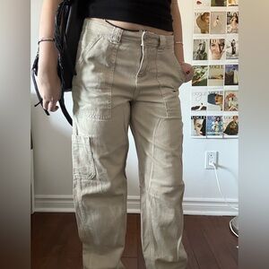 Garage Beige Cargo Pants